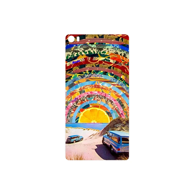 برچسب پوششی ماهوت مدل Collage of Orange Sky مناسب برای گوشی موبایل هوآوی P8 Max