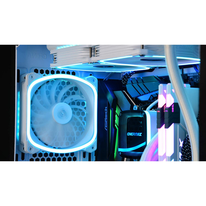 فن کیس انرماکس مدل UCSQARGB12P-W-SG 3