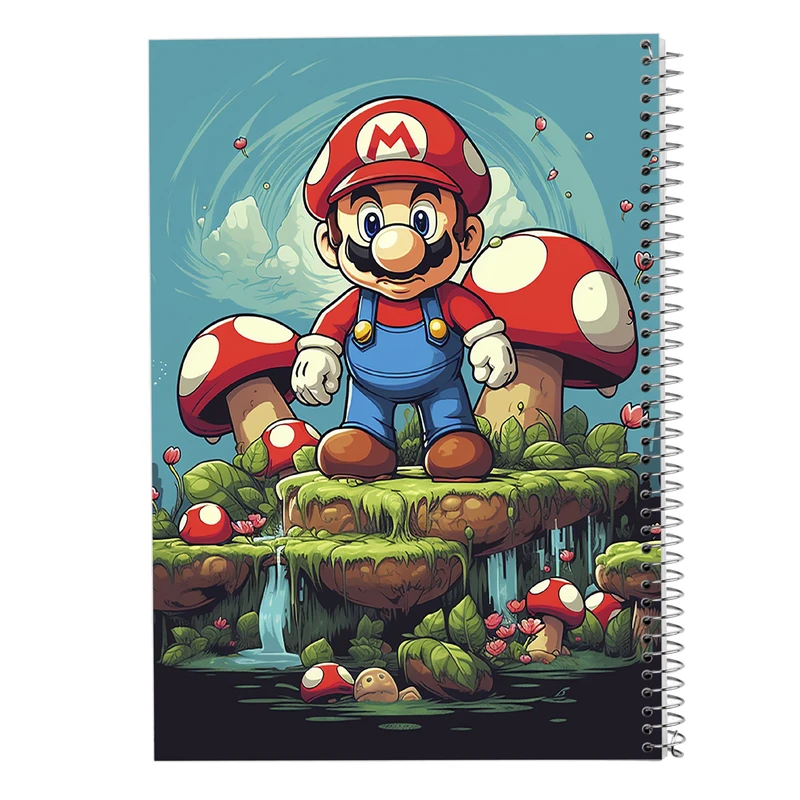 دفتر مشق 50 برگ مدوپد مدل سوپرماریو super mario کد DF2853