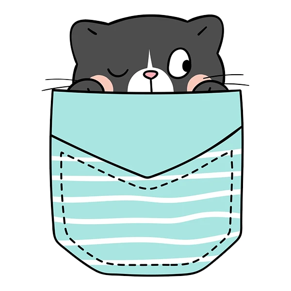 استیکر پارچه و لباس پاد آفرین طرح کارتونی بچگانه کد 2634