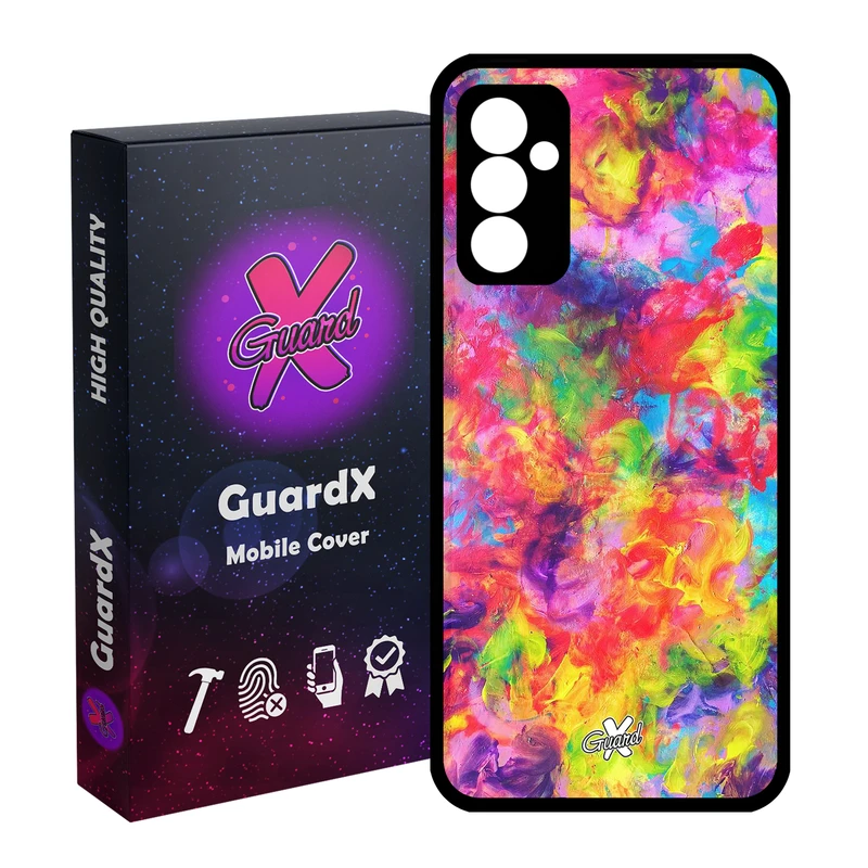 کاور گارد ایکس طرح رنگی مدل Glass10390 مناسب برای گوشی موبایل سامسونگ Galaxy A54 / A54 5G