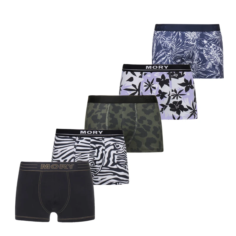 شورت ترانک مردانه موری مدل 066 بسته 5 عددی