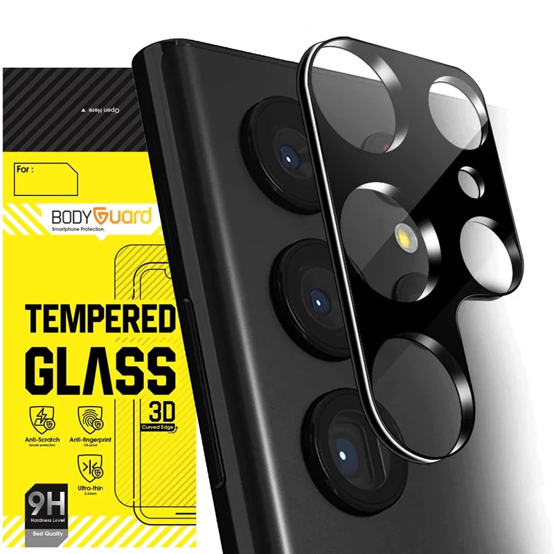 محافظ لنز دوربین بادیگارد مدل Blk مناسب برای گوشی موبایل سامسونگ Galaxy S25 Ultra