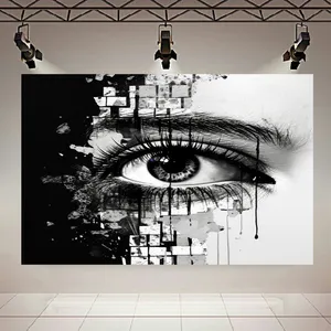پوستر طرح چشم مدل فروپاشی کد AR303181
