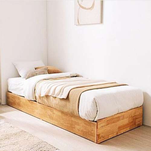 تخت خواب یک نفره ام دی اف مدل B-70 سایز 200×90 سانتی متر