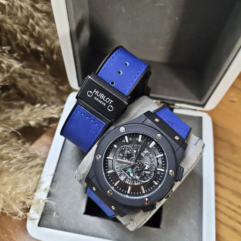 ست ساعت مچی عقربه ای  زنانه و مردانه مدل اسکلتون