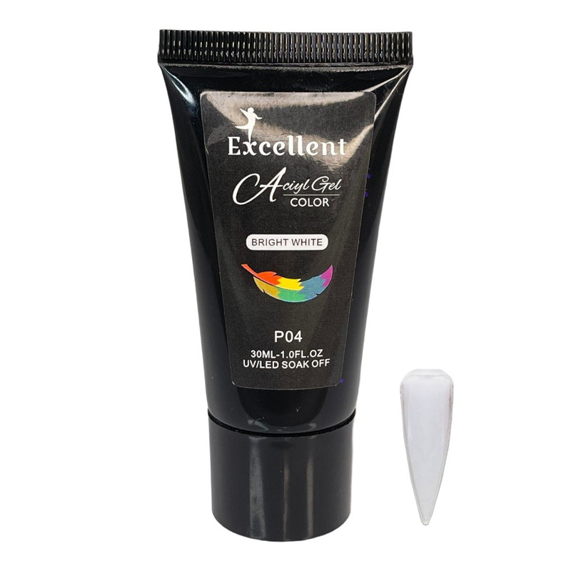 پلی ژل کاشت ناخن اکسلنت مدل P04 حجم 30 میلی لیتر