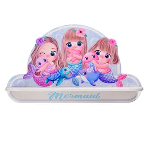شلف دیواری اتاق کودک مدل پری دریایی کد AH-28