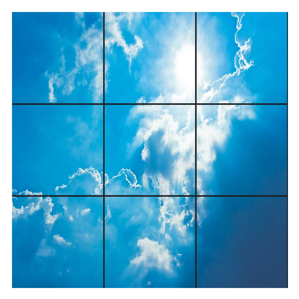 تایل سقفی مدل آسمان و ابر کد 200 مجموعه 9 عددی