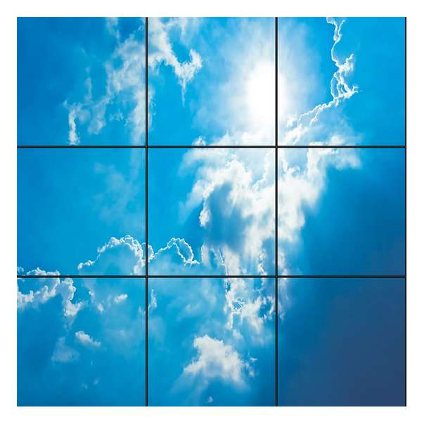 تایل سقفی مدل آسمان و ابر کد 200 مجموعه 9 عددی تایل سقفی مدل آسمان و ابر کد 200 مجموعه 9 عددی