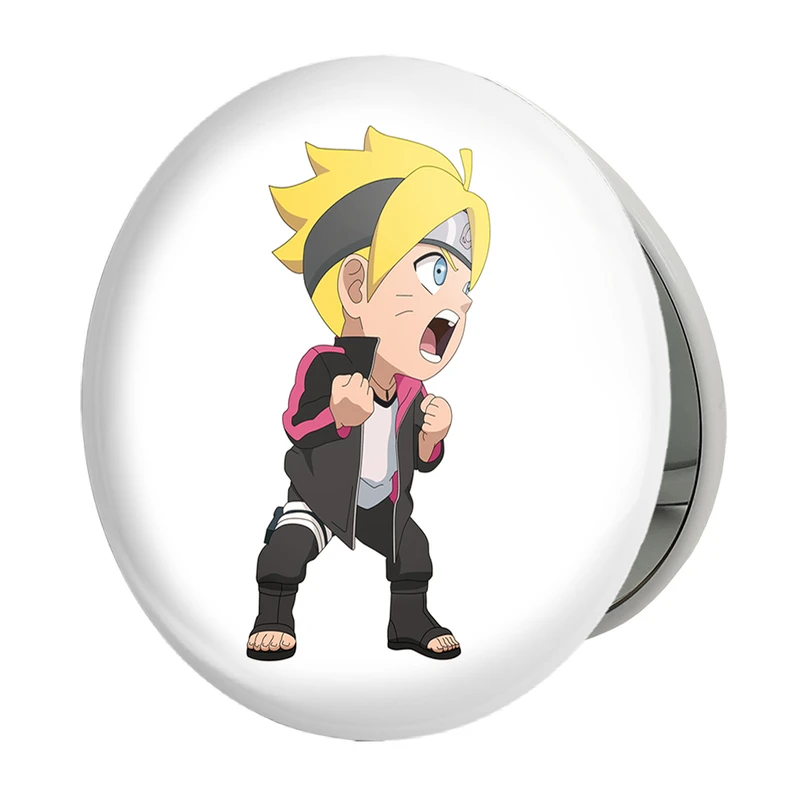 آینه جیبی خندالو طرح بوروتو اوزوماکی انیمه بوروتو Boruto مدل تاشو کد 15740 