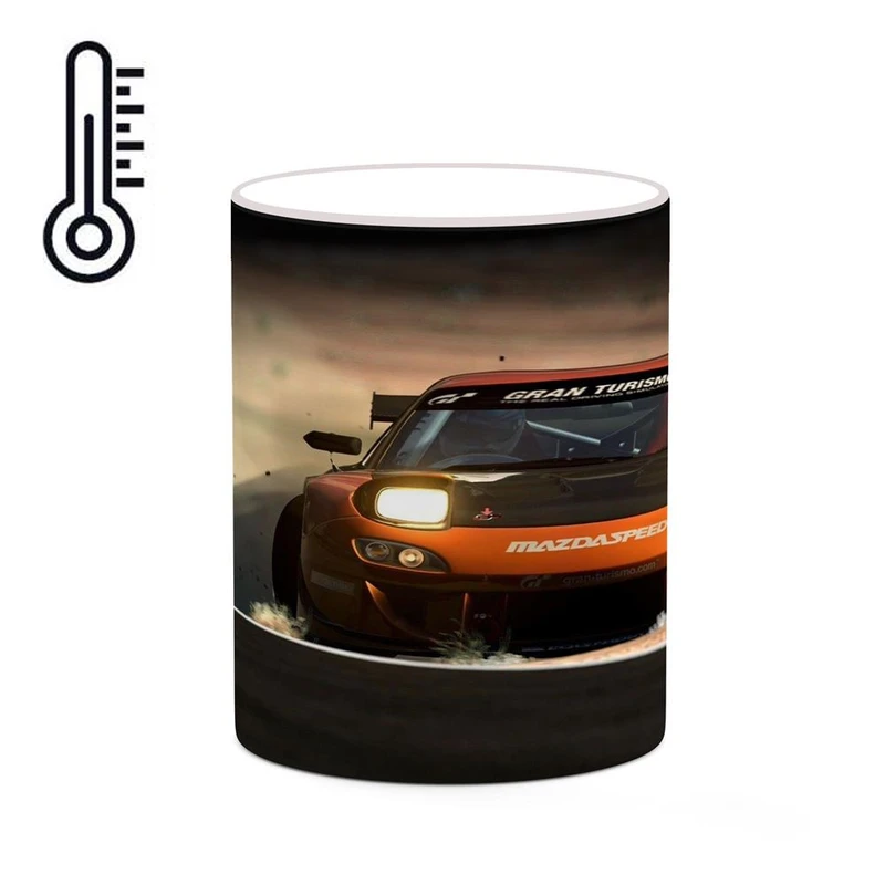 ماگ حرارتی کاکتی مدل بازی Gran Turismo کد mgh28745