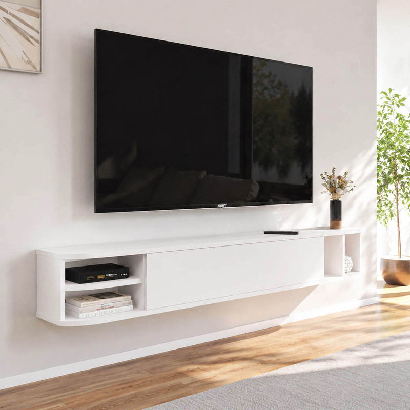 میز تلویزیون دیواری مدل WTV1500 1K160 مناسب برای تلویزیون تا 65 اینچ