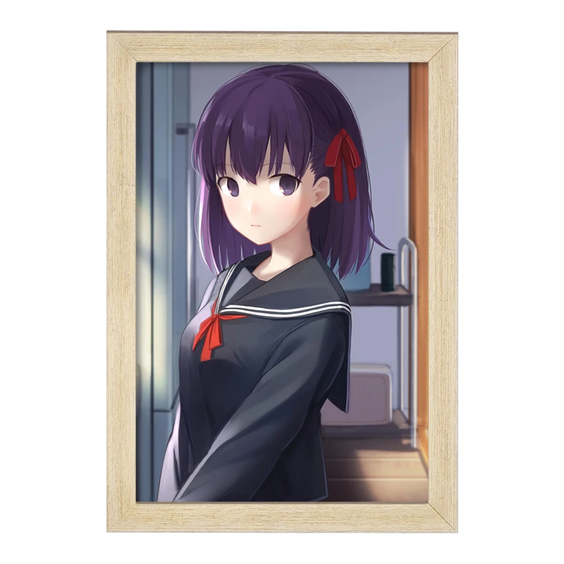 تابلو خندالو مدل ساکورا انیمه فیت استی نایت Fate Stay Night  کد 22764