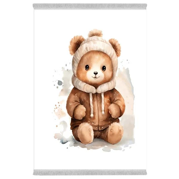 فرش پارچه‌ای دفه مدل فرشینه طرح کودک کد 00921