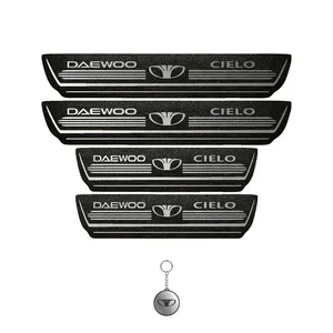 برچسب پارکابی خودرو لندمون کد LMm0040 MS مناسب برای دوو سیئلو مجموعه 4 عددی به همراه جا کلیدی