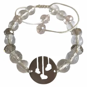 دستبند نقره زنانه مدل قلب