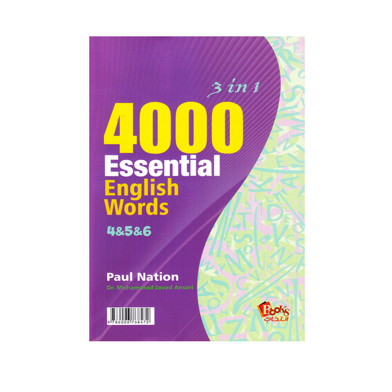 کتاب ۴۰۰۰ Essential English Words 4&5&6 اثر Dr. Mohammad Javad Ansari انتشارات انتخاب