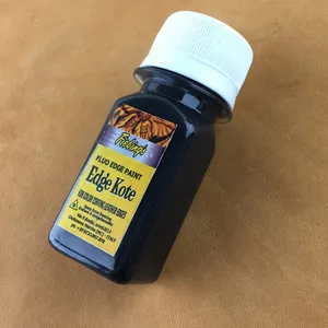  رنگ مشکی لبه چرم ادج کوت مدل 20ml حجم 20 میلی لیتر 