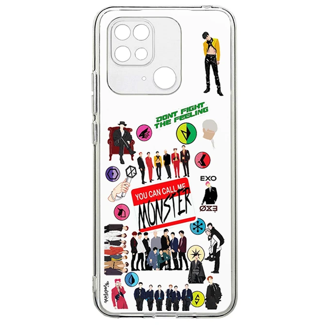 کاور طرح Exo مناسب برای گوشی موبایل شیائومی Redmi 10C 