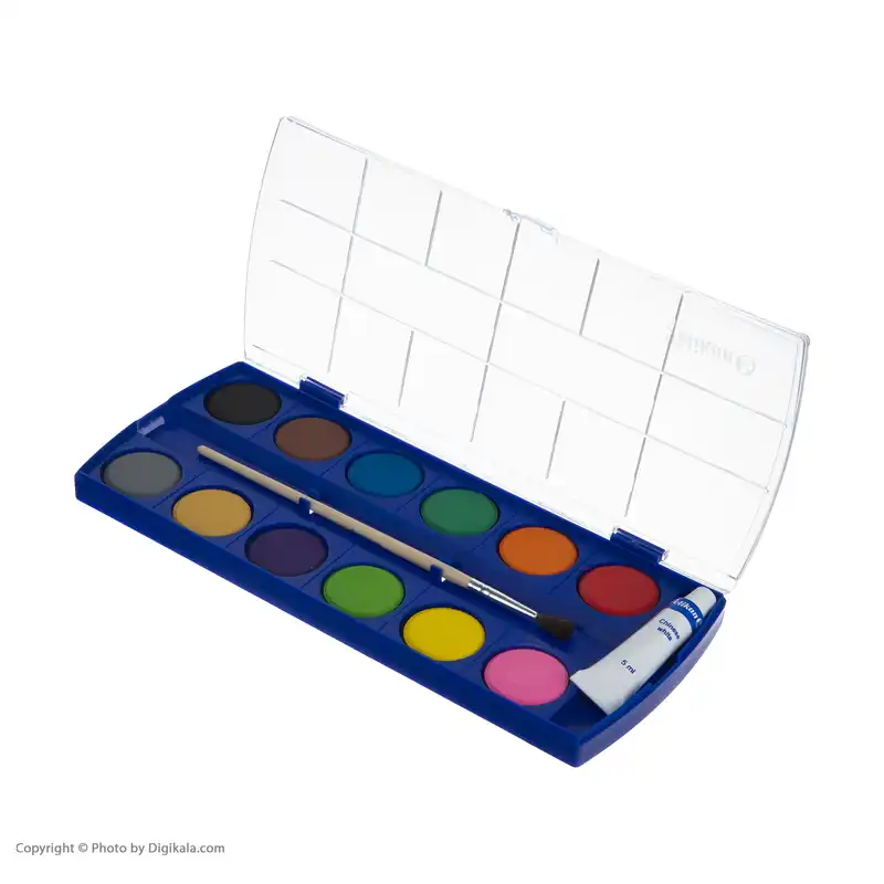 آبرنگ 12 رنگ پلیکان مدل Wa/12-606000