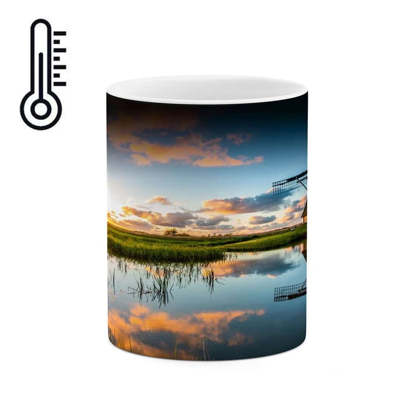 ماگ حرارتی کاکتی مدل منظره کد mgh14319