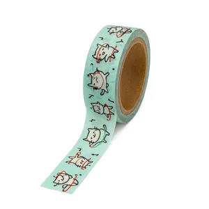 چسب کاغذی مدل واشی گربه عرض 2 سانتی متر کد NO.1