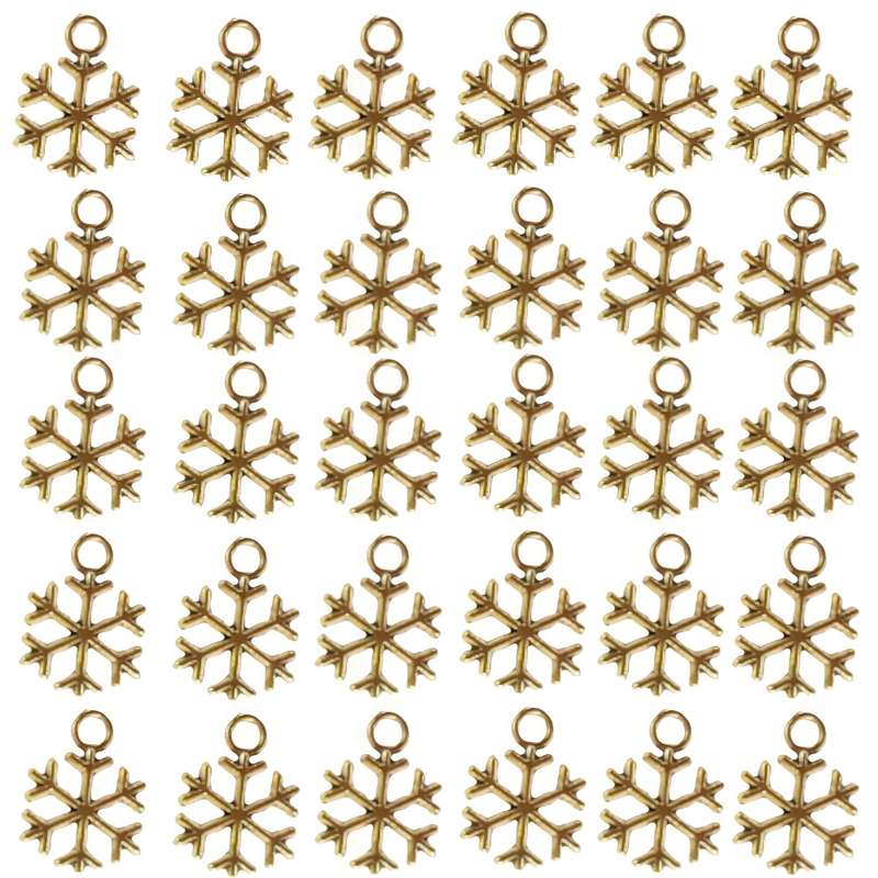 آویز دستبند مدل دونه برفی کد ALBKRD بسته 30 عددی