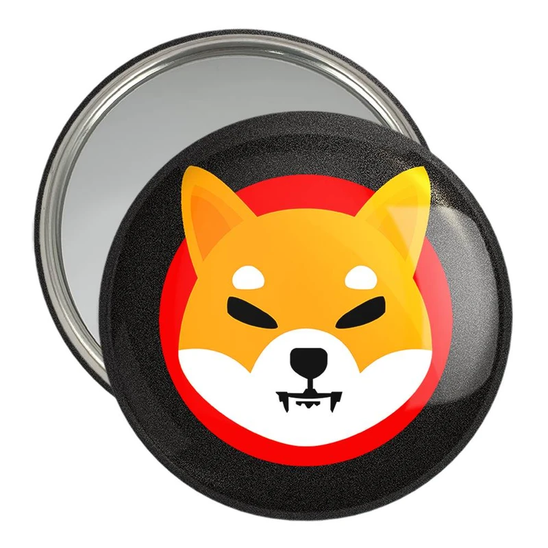 آینه جیبی خندالو مدل ارز دیجیتال شیبا اینو  کد 10884