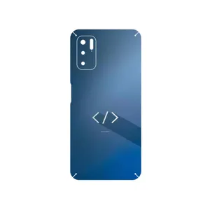 MAHOOT Minimal Coding icon Cover Sticker for Xiaomi Redmi Note 10 5G