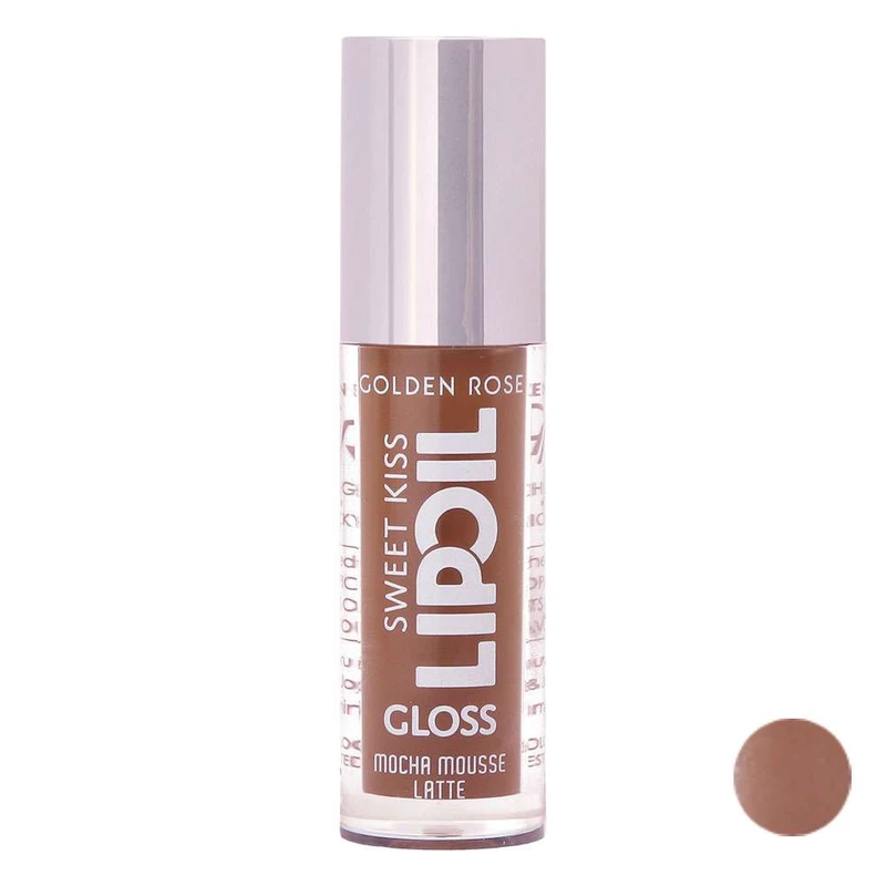 لیپ گلاس گلدن رز مدل  Mocha Latte شماره 05