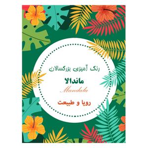 کتاب ماندالا رنگ آمیزی بزرگسالان رویا و طبیعت اثر حسین سعیدی انتشارات کاردستی
