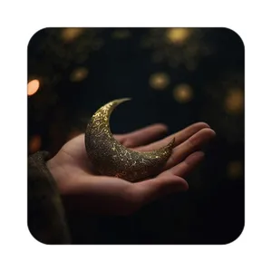 زیر لیوانی کاکتی طرح ماه و ستاره مدل mp52792