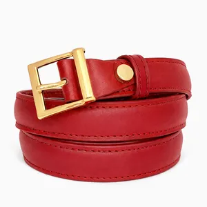 کمربند زنانه چرم یلسان مدل آتیس کد 052-GN