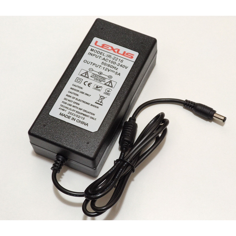 آداپتور 12 ولت 5 آمپر لکسوس کد real_4.5a