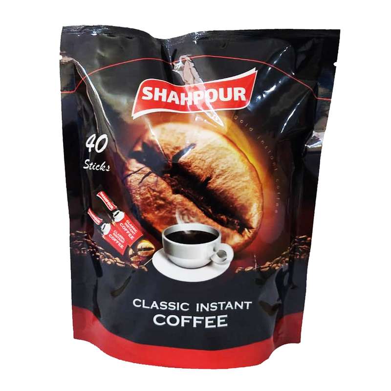 قهوه فوری کلاسیک شاهپور - 2 گرم بسته 40 عددی