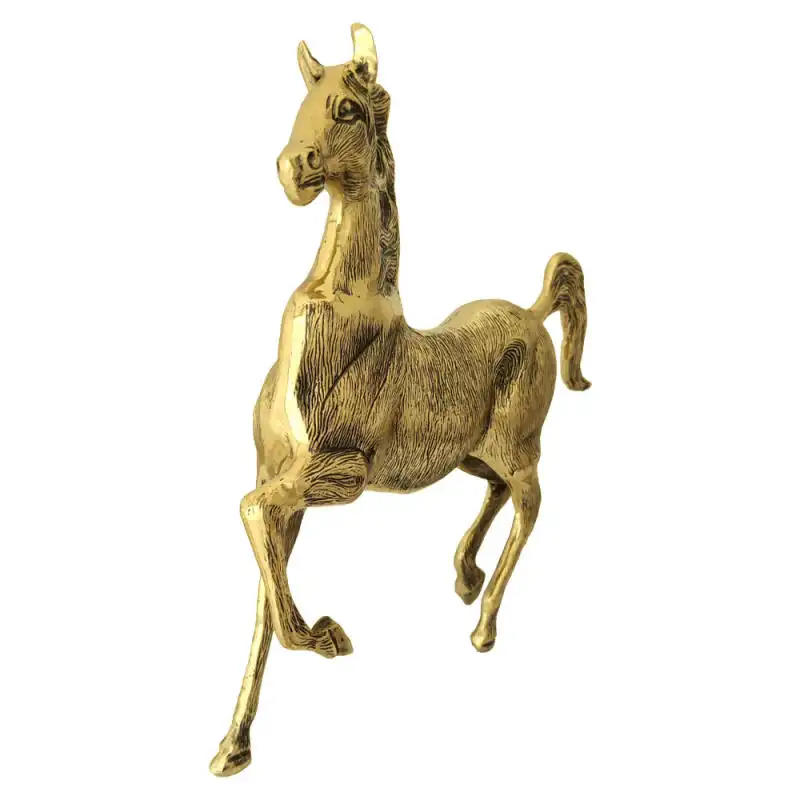 دکوری برنجی مدل اسب عربی کد S_4143