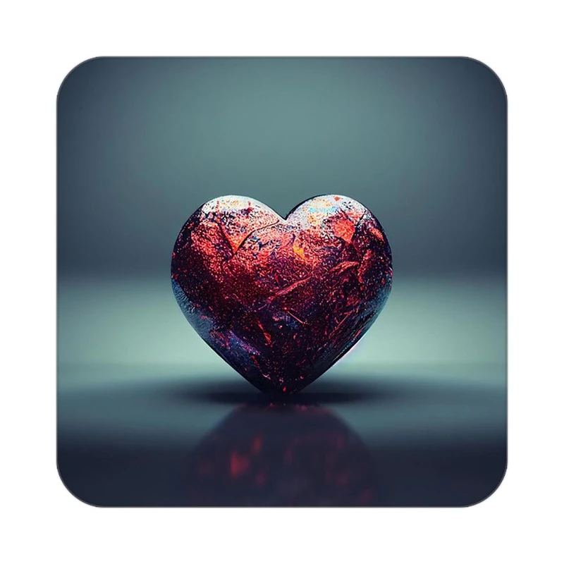 زیر لیوانی کاکتی مدل عاشقانه کد mp12434