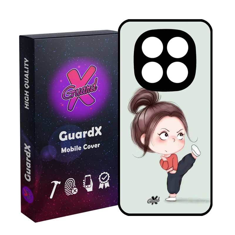 کاور گارد ایکس طرح Girl مدل 10663 مناسب برای گوشی موبایل شیائومی Redmi Note 14 Pro 4G
