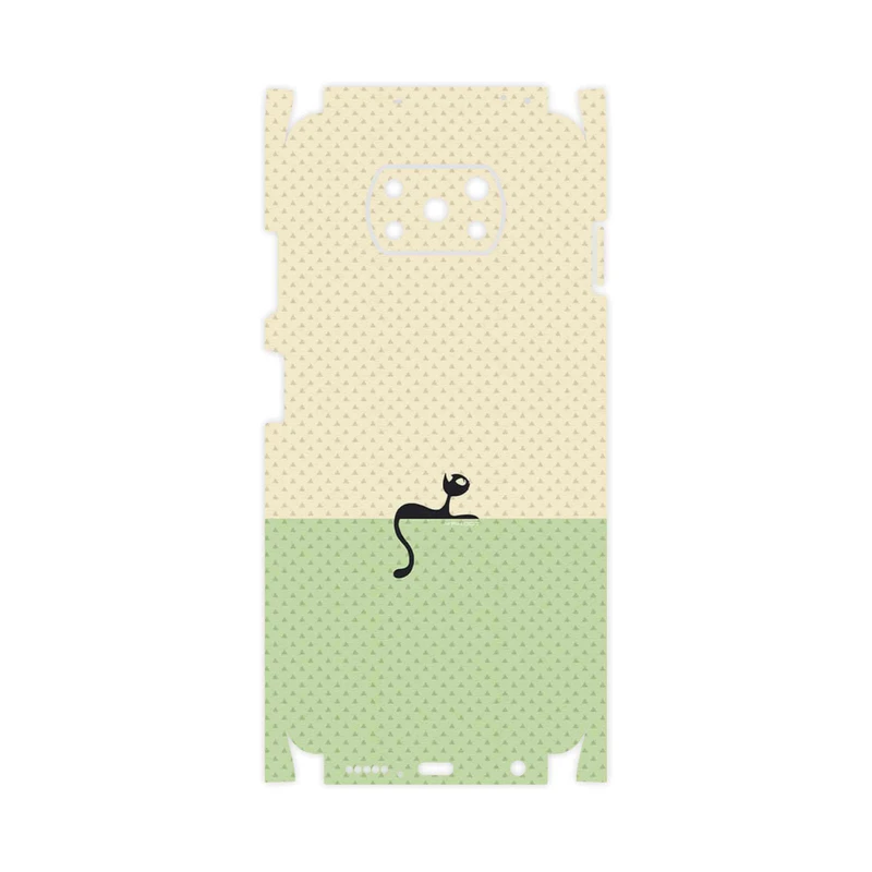 برچسب پوششی ماهوت مدل Minimal Internet Cat Icon-FullSkin مناسب برای گوشی موبایل شیائومی Poco X3 Pro