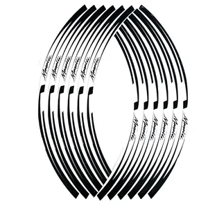 برچسب دور رینگ موتور سیکلت وارون مدل W-60-WH مناسب برای مگلی بسته 12 عددی