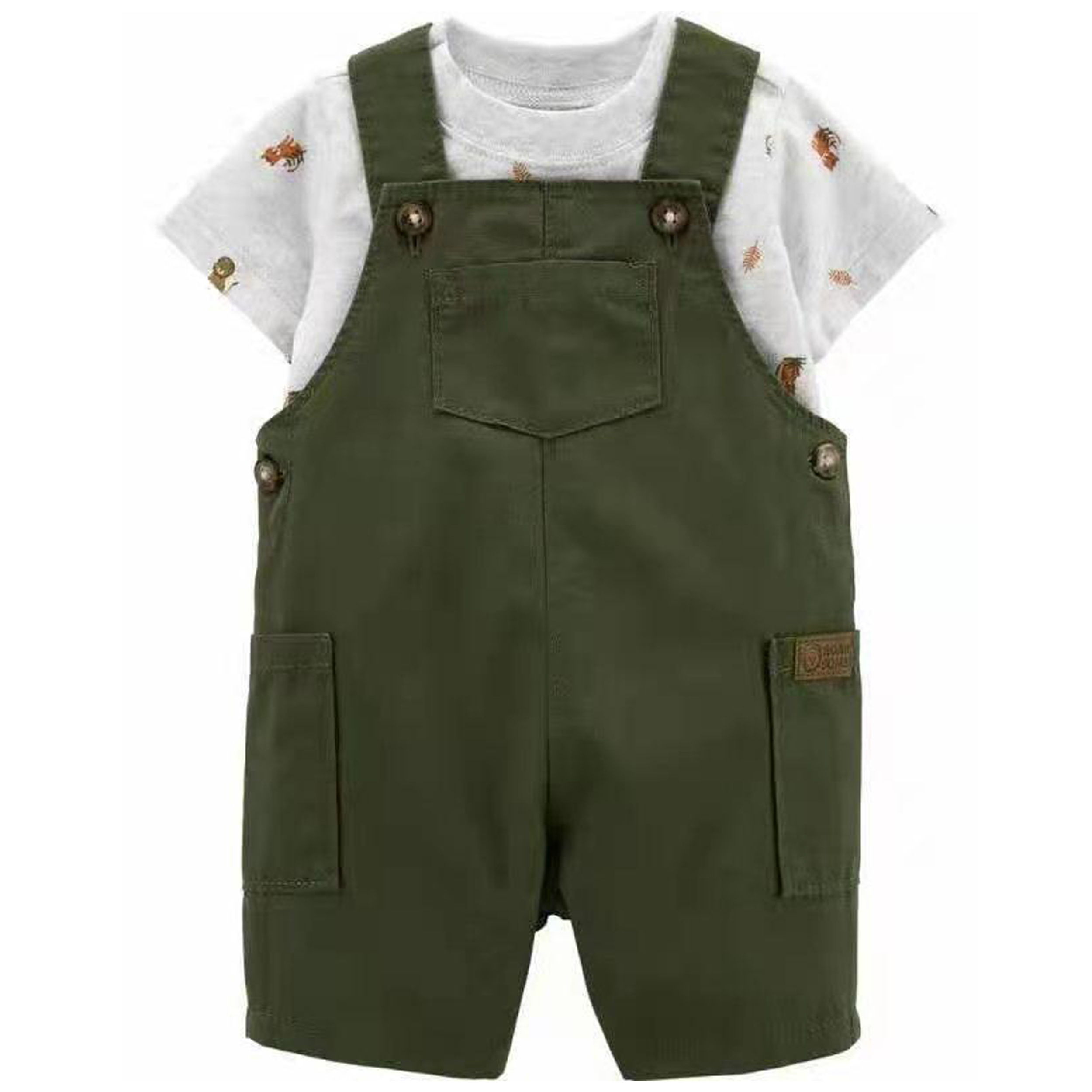 ست تی شرت و سرهمی نوزادی کارترز مدل 1490