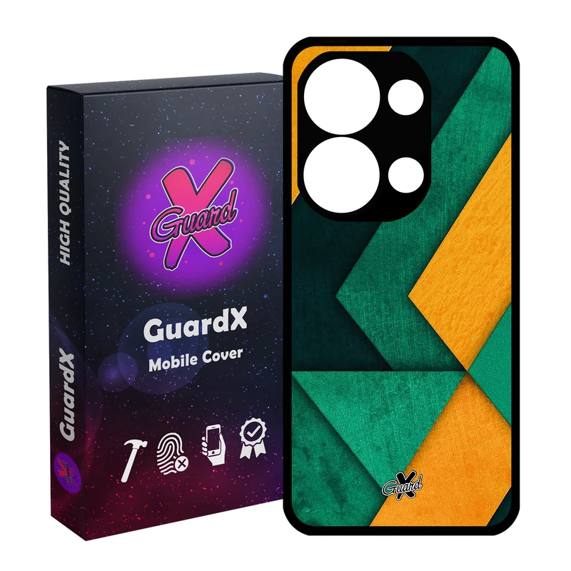 کاور گارد ایکس طرح Shape مدل Glass10329 مناسب برای گوشی موبایل شیائومی Poco X6 5G / Note 13 Pro 5G
