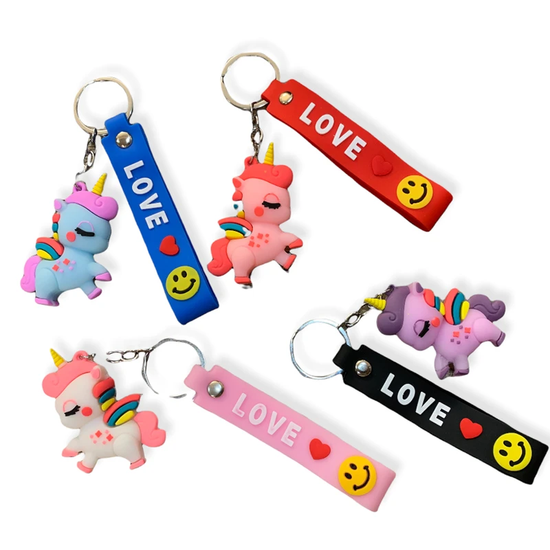 عکس شماره 9 : جاکلیدی دخترانه مدل سیلیکونی یونیکورن بالدار کد540