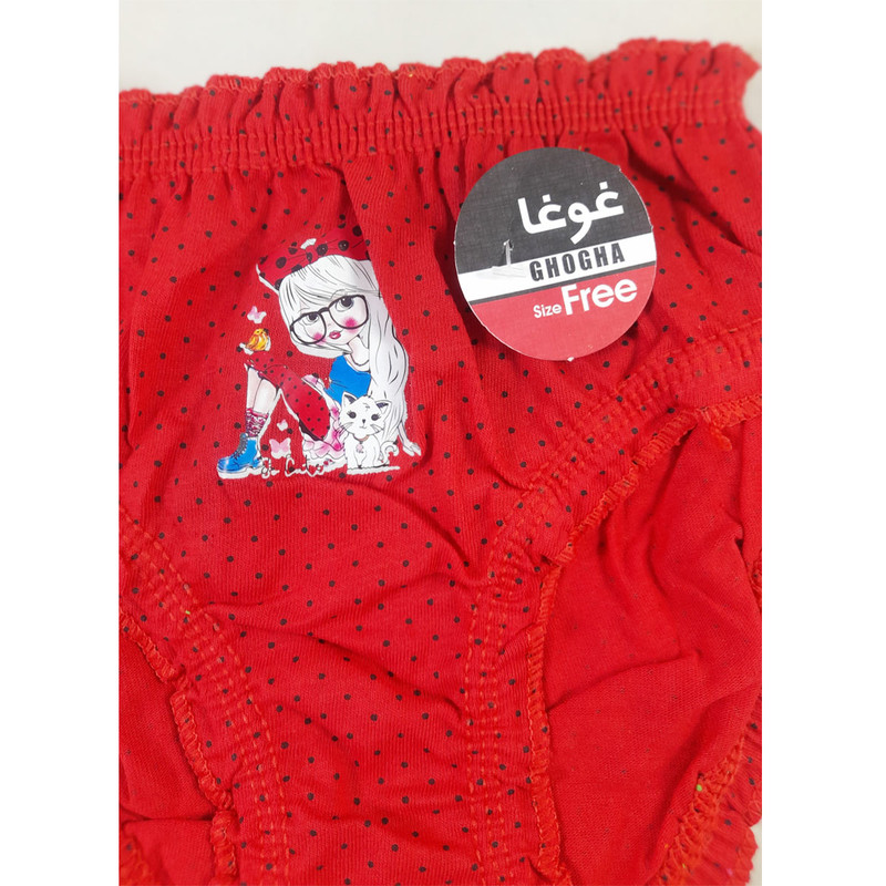 شورت دخترانه غوغا مدل خالدار کد mn-0144GHER