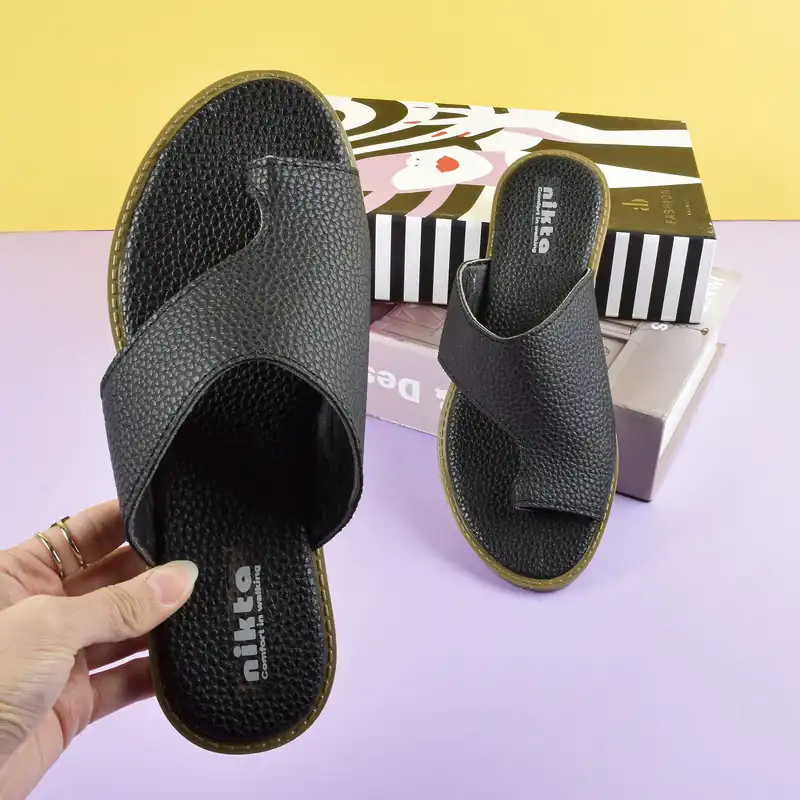 دمپایی لاانگشتی زنانه نیکتا مدل BK.ALL.2807