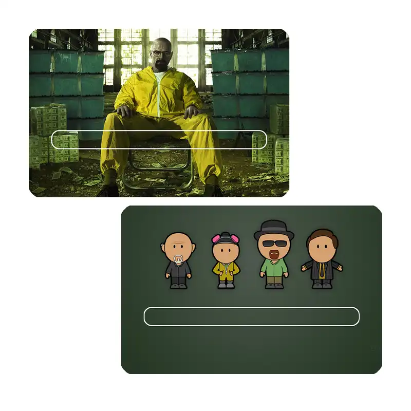 استیکر کارت مدل سریال برکینگ بد کد 010 مجموعه 2 عددی