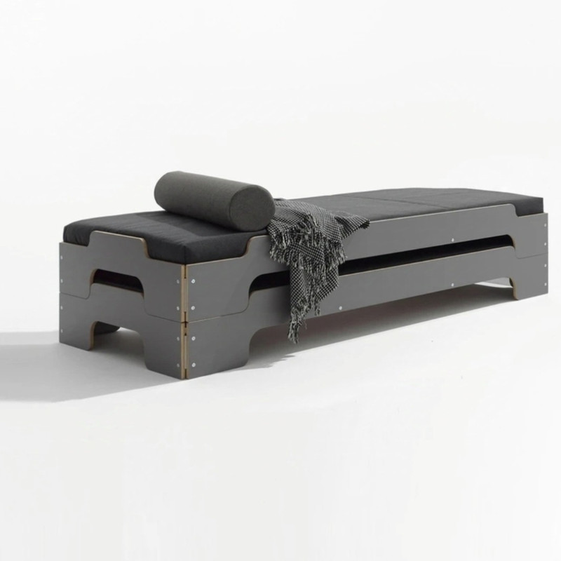 تخت خواب ام دی اف یک نفره مدل S-659 سایز 90×200 سانتی متر