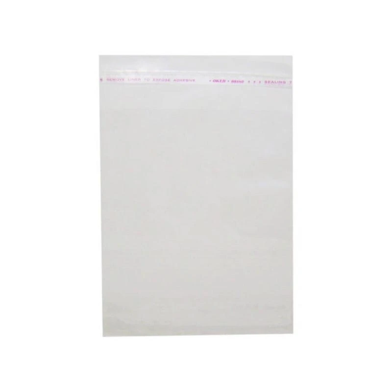 سلفون بسته بندی مدل لبه چسب دار 20*30 بسته 25 عددي