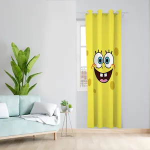  پرده مدل باب اسفنجی مخمل پانچی کد 911 سایز 140x280 سانتی متر